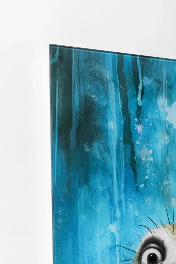 KARE Design Glasschilderij Singing Meerkats 60x80cm