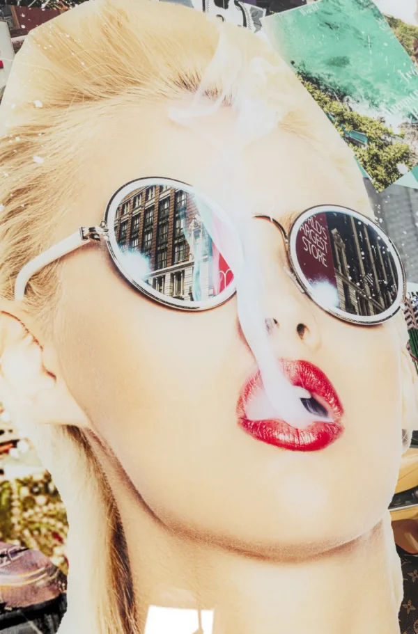 KARE Design Glasschilderij Trendy Shopper 120x150cm