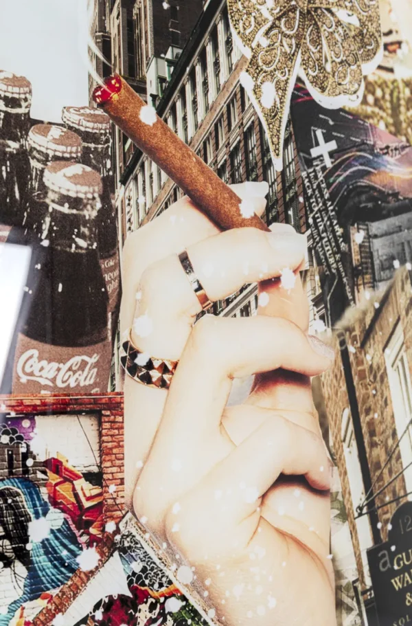 KARE Design Glasschilderij Trendy Shopper 120x150cm