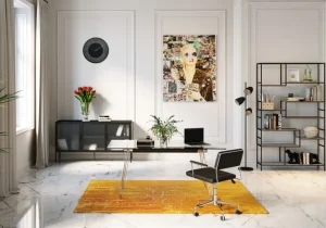 KARE Design Glasschilderij Trendy Shopper 120x150cm