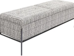 KARE Design Halbank Buttons Met Opslag B&W Groot