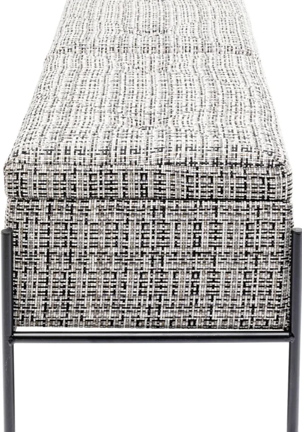 KARE Design Halbank Buttons Met Opslag B&W Groot