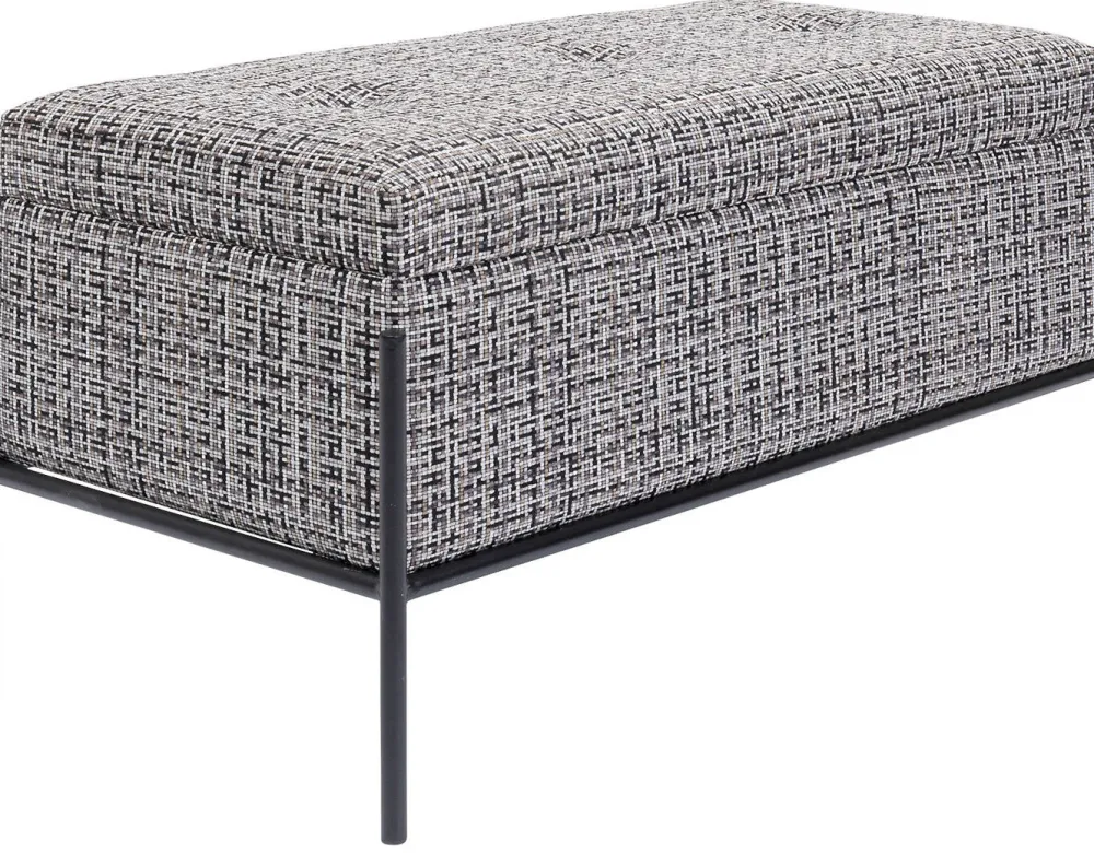 halbank_buttons_met_opslag_bw_klein_1.webp KARE Design Halbank Buttons Met Opslag B&W Klein