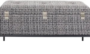 KARE Design Halbank Buttons Met Opslag B&W Klein