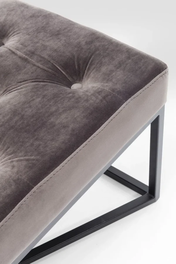 KARE Design Halbank Crossover Grijs Zwart 150x40cm