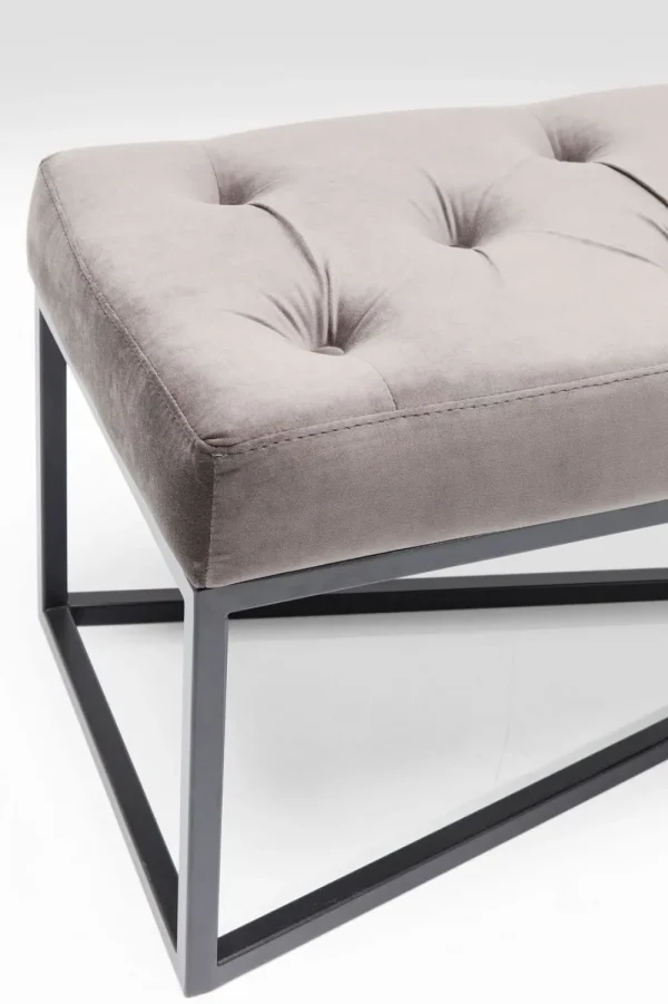 KARE Design Halbank Crossover Grijs Zwart 150x40cm