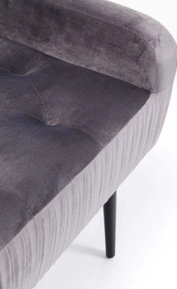 KARE Design Halbank Lofty Grijs Zwart