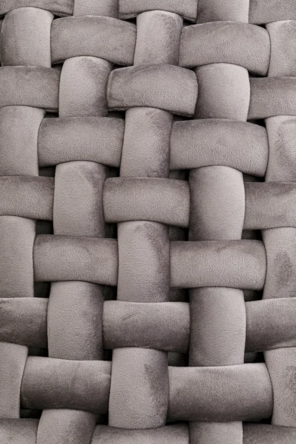 KARE Design Halbank Weave Grijs 128cm