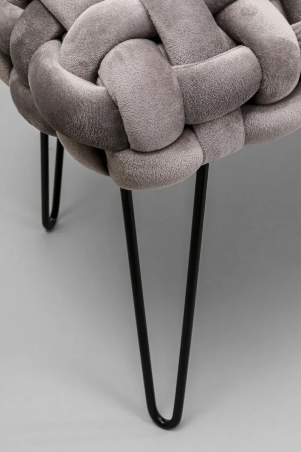 KARE Design Halbank Weave Grijs 128cm