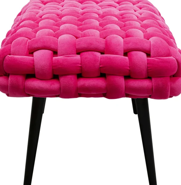 KARE Design Halbank Weave Roze 66cm