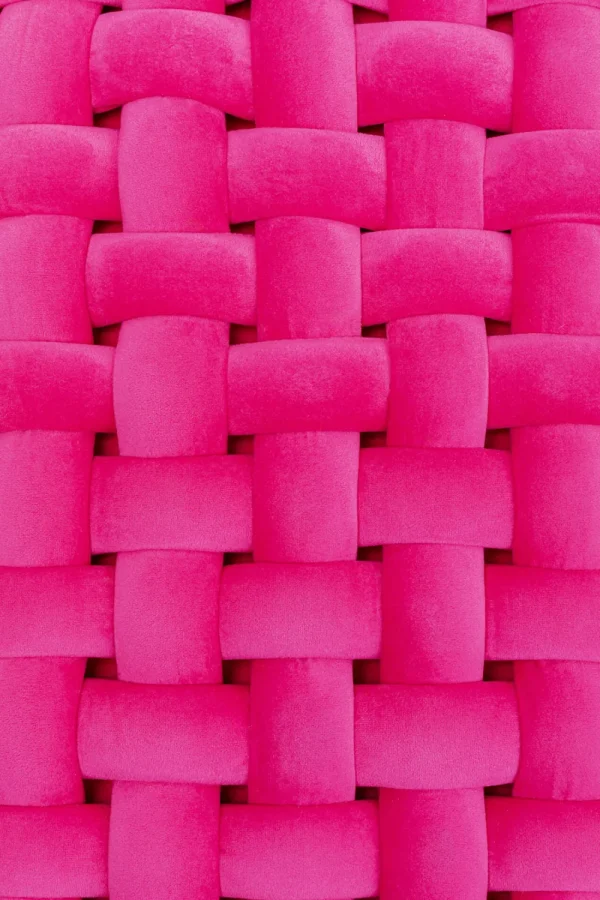 KARE Design Halbank Weave Roze 66cm