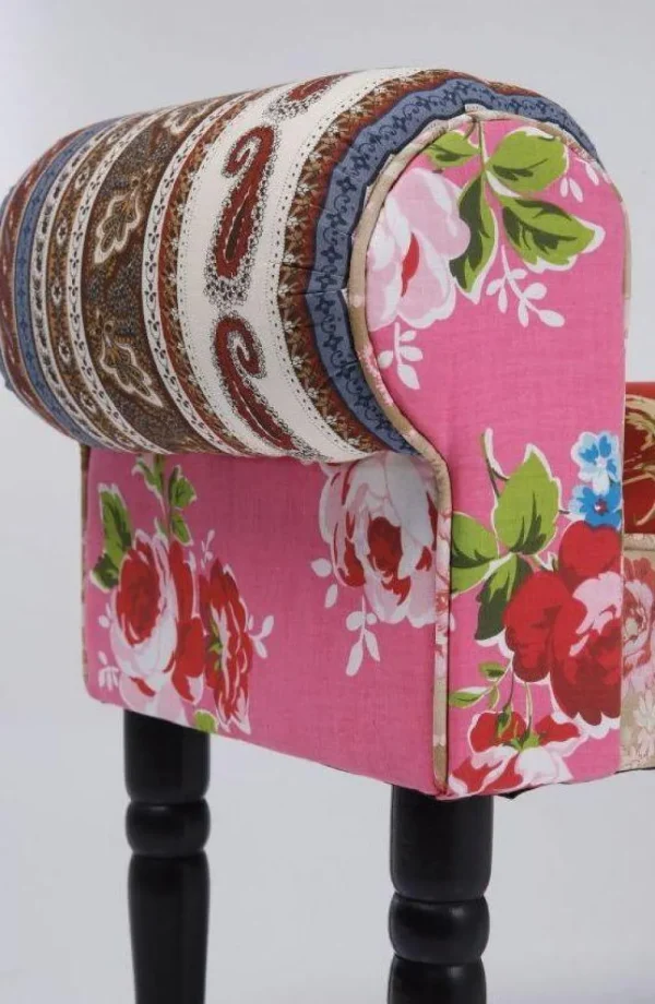 KARE Design Halbank Wing Patchwork Rood