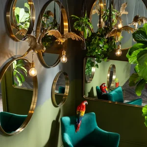 KARE Design Hanglamp Animal Uil Goud