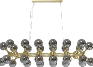 KARE Design Hanglamp Atomic Balls Brass 140cm