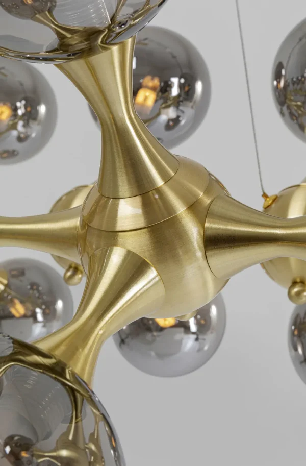 KARE Design Hanglamp Atomic Balls Brass 140cm