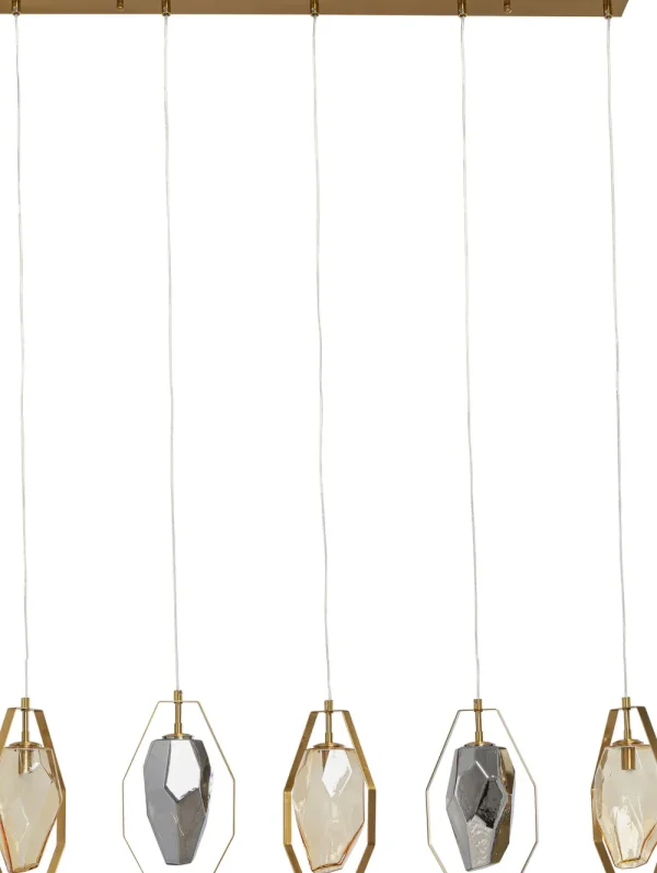 KARE Design Hanglamp Diamond Fever Dining Brass 110cm