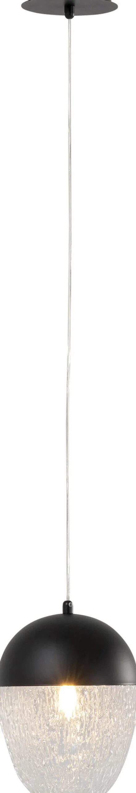 KARE Design Hanglamp Frozen Black Matt Ø20cm