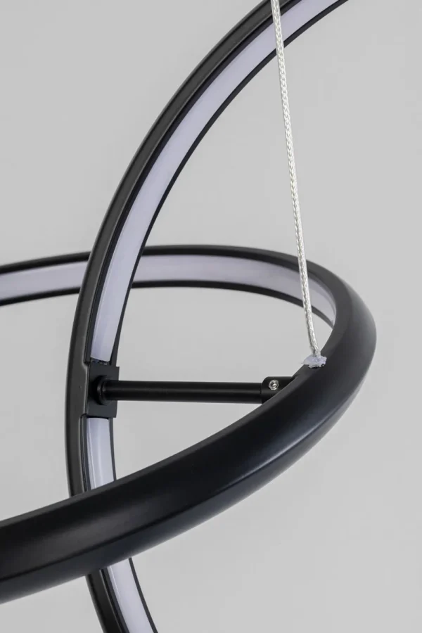 KARE Design Hanglamp Galaxy LED Black 155cm