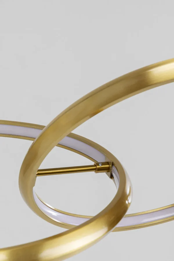 KARE Design Hanglamp Galaxy LED Gold 155cm