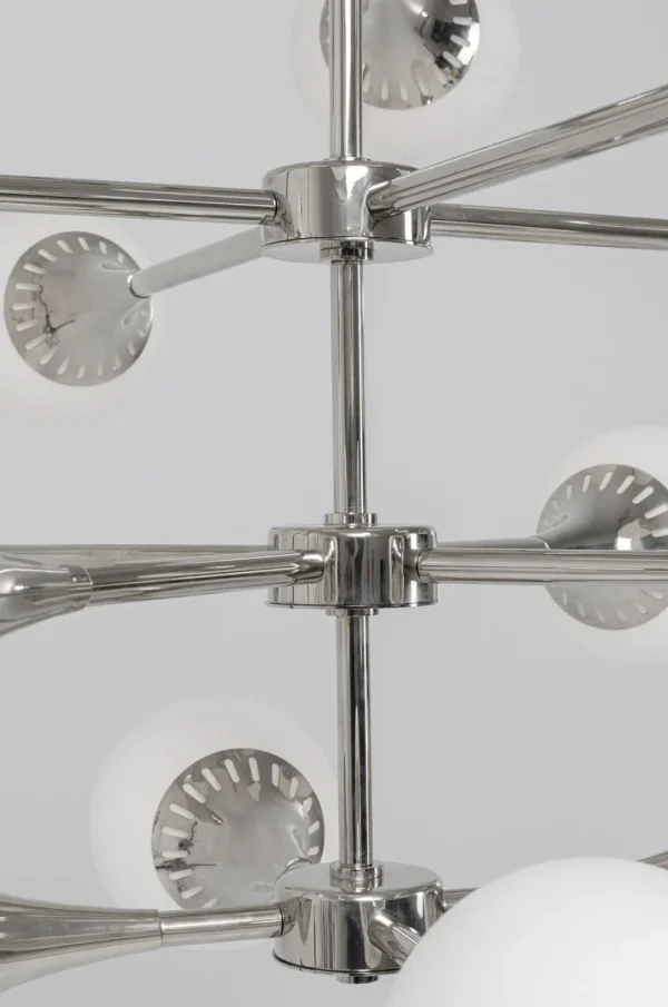 KARE Design Hanglamp Lichtbron Fiction 20 Silver Ø102cm