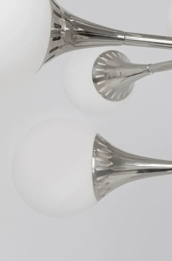 KARE Design Hanglamp Lichtbron Fiction 20 Silver Ø102cm