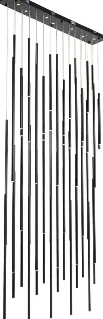 KARE Design Hanglamp Living Vegas Deluxe Black Matt LED