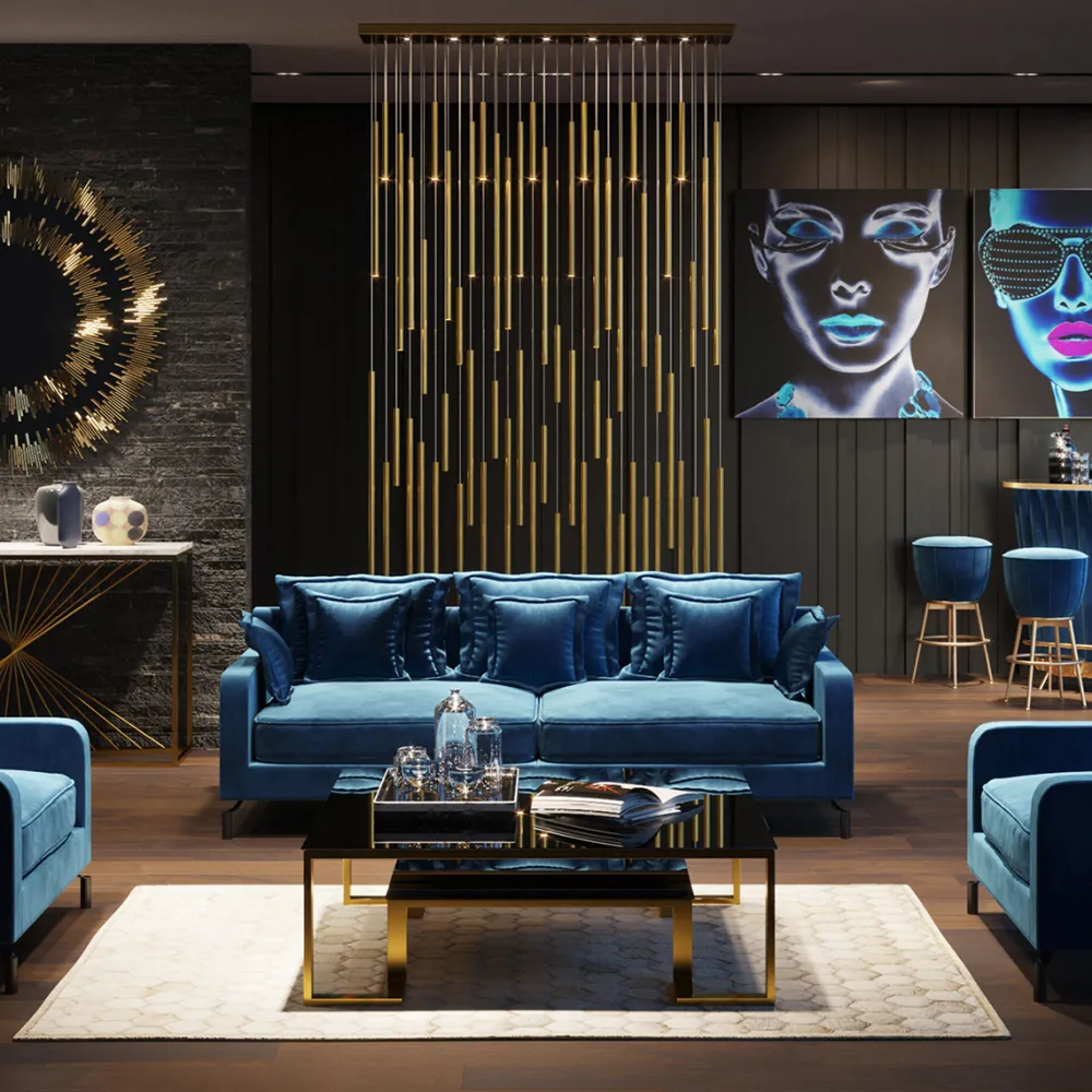 hanglamp_living_vegas_deluxe_messing_led_0.webp KARE Design Hanglamp Living Vegas Deluxe Messing LED