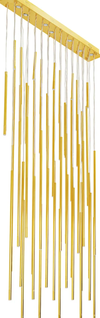 KARE Design Hanglamp Living Vegas Deluxe Messing LED