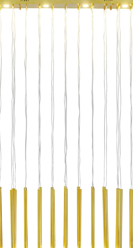 KARE Design Hanglamp Living Vegas Messing LED