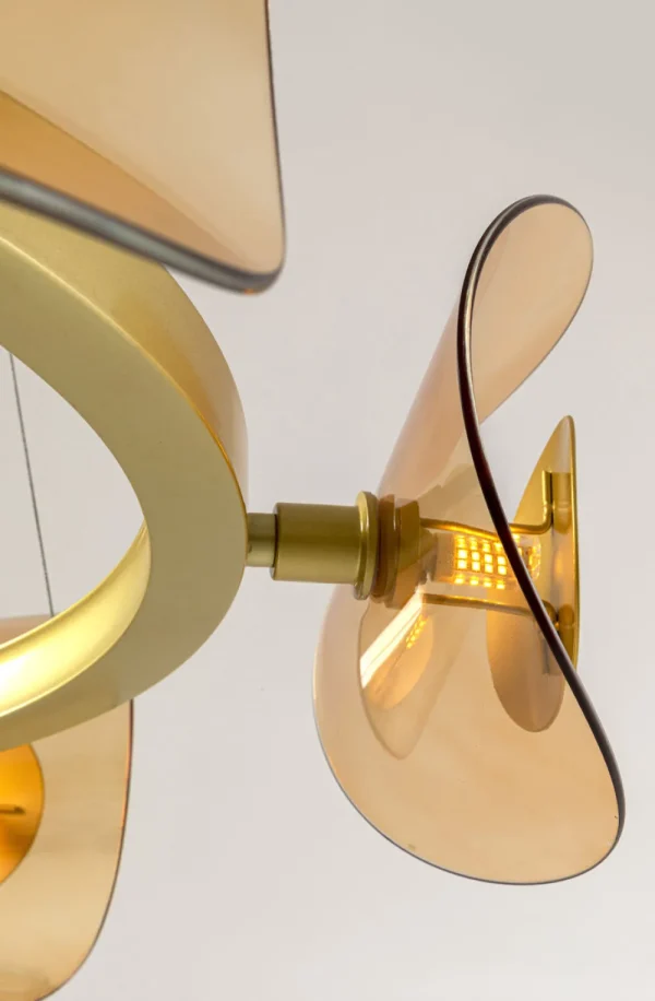 KARE Design Hanglamp Mariposa Messing