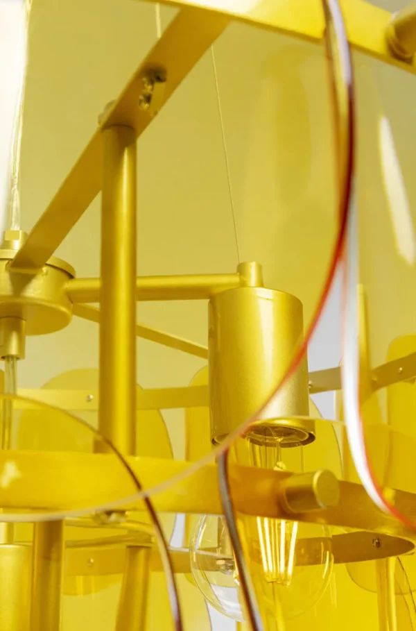 KARE Design Hanglamp Mariposa Three Circle Messing