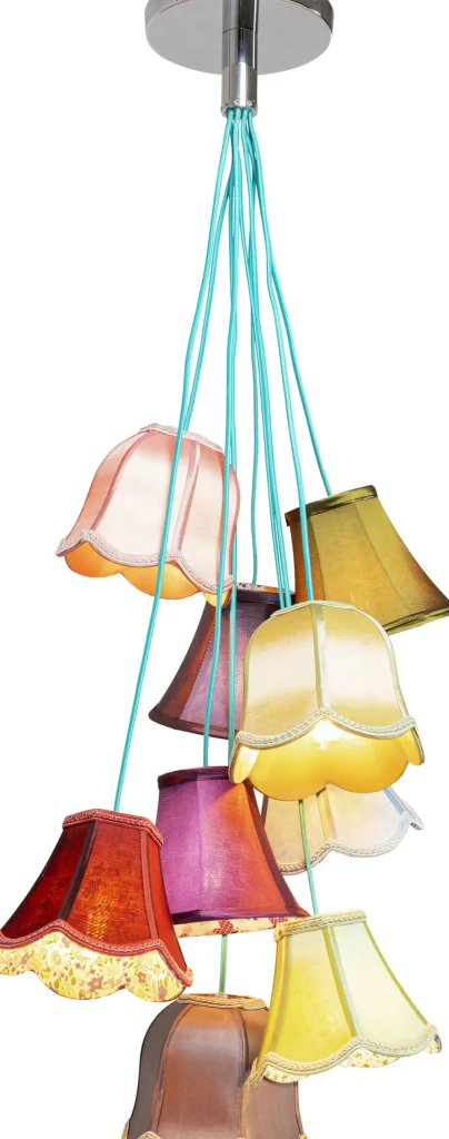 KARE Design Hanglamp Saloon Flowers 9 Stuks