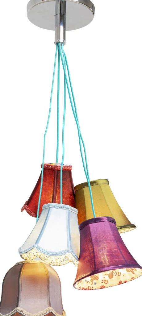 KARE Design Hanglamp Saloon Flowers 5 Stuks