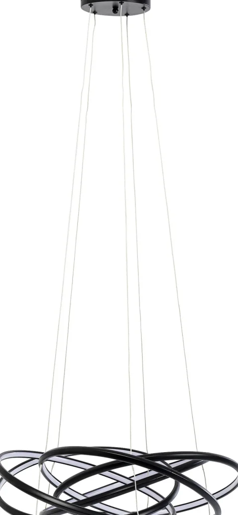 KARE Design Hanglamp Saturn Black 72cm