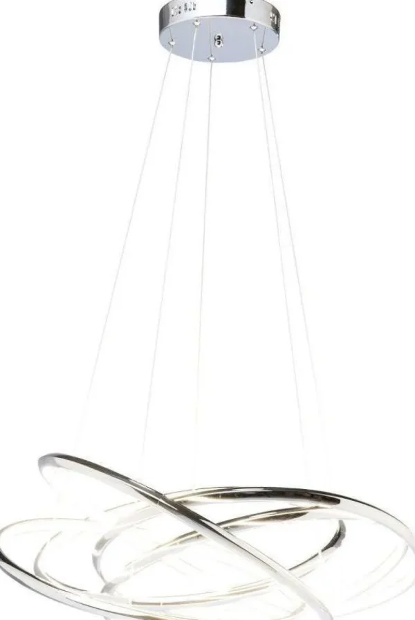 KARE Design Hanglamp Saturn LED Chroom Groot