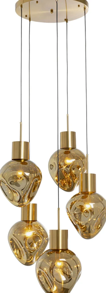 KARE Design Hanglamp Supernova Amber Cinque 50cm