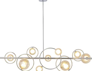 KARE Design Hanglamp Universe Chrome 110cm