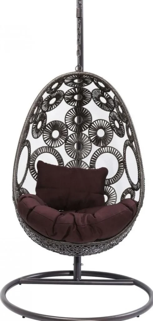 KARE Design Hangstoel Ibiza Bruin