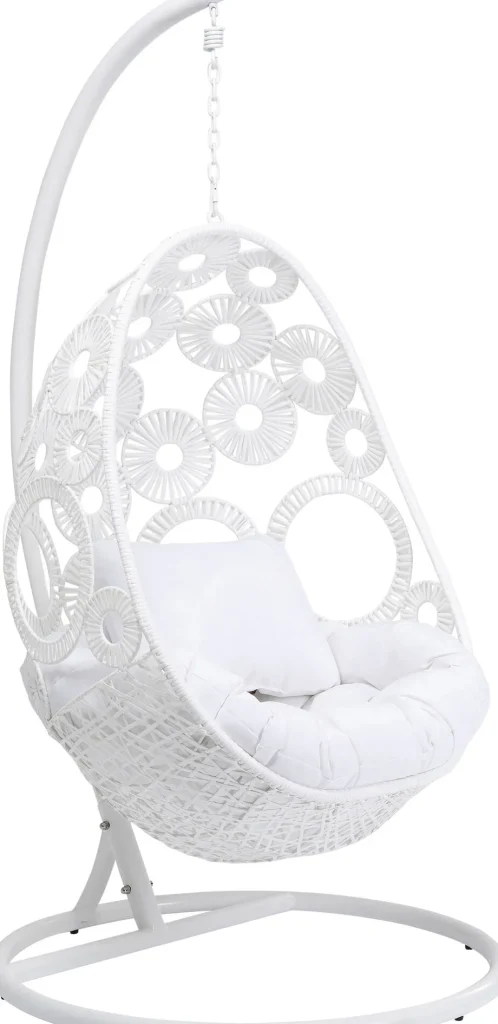 KARE Design Hangstoel Ibiza Wit