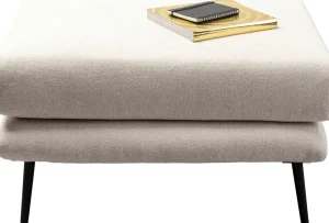 KARE Design Hocker Amalfi Cream 80x68cm