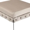 KARE Design Hocker Bellissima Velvet Taupe 80cm