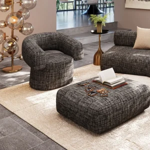 KARE Design Hocker Bow 100x100cm