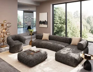 KARE Design Hocker Bow 100x100cm