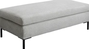 KARE Design Hocker Gianni Cord Grey