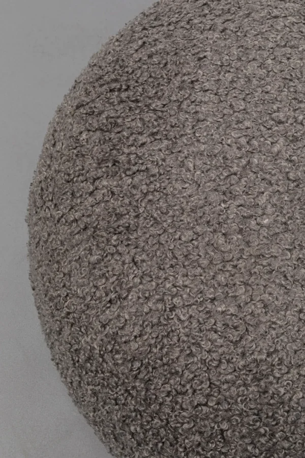 KARE Design Hocker Pebble Boucle Grey 81cm