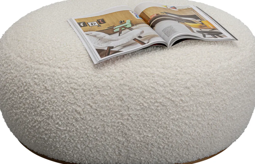hocker_pebble_boucle_white_cm_1.webp KARE Design Hocker Pebble Boucle White 81cm