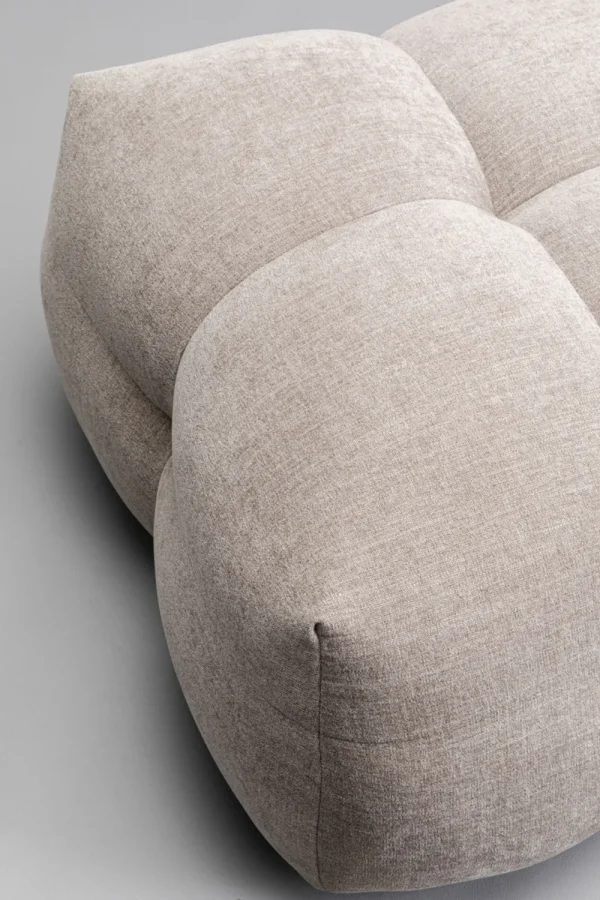 KARE Design Hocker Salamanca Grey 125x80cm