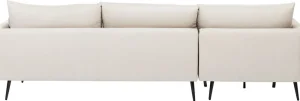 KARE Design Hoekbank Amalfi Links Creme 275cm