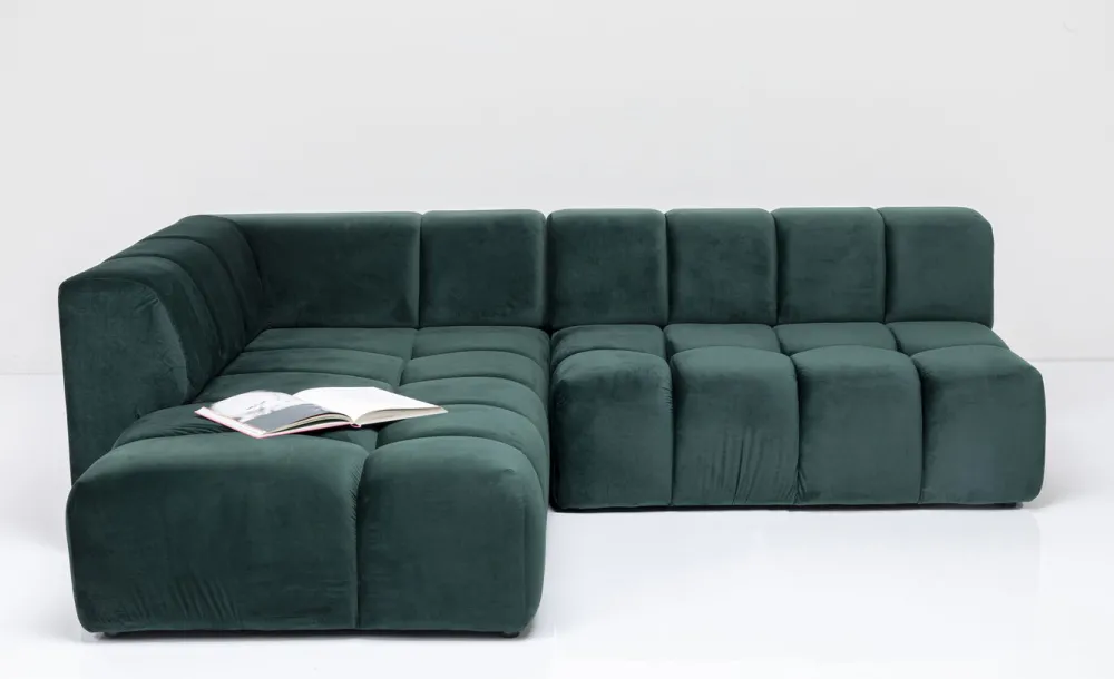 hoekbank_belami_fluweel_donkergroen_links_cm_2.webp KARE Design Hoekbank Belami Fluweel Donkergroen Links 265cm