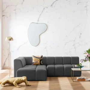 KARE Design Hoekbank Belami Grijs Links